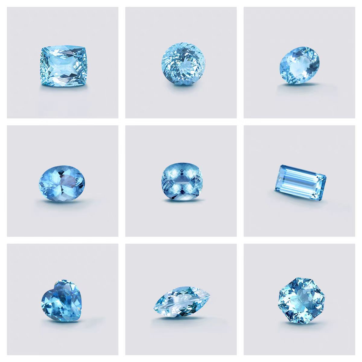 Aquamarine Cuts